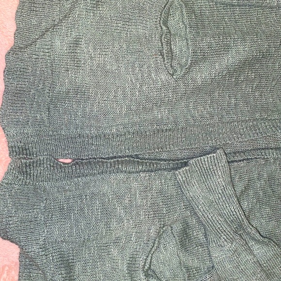 ROXY olive cardigan - Picture 3 of 8